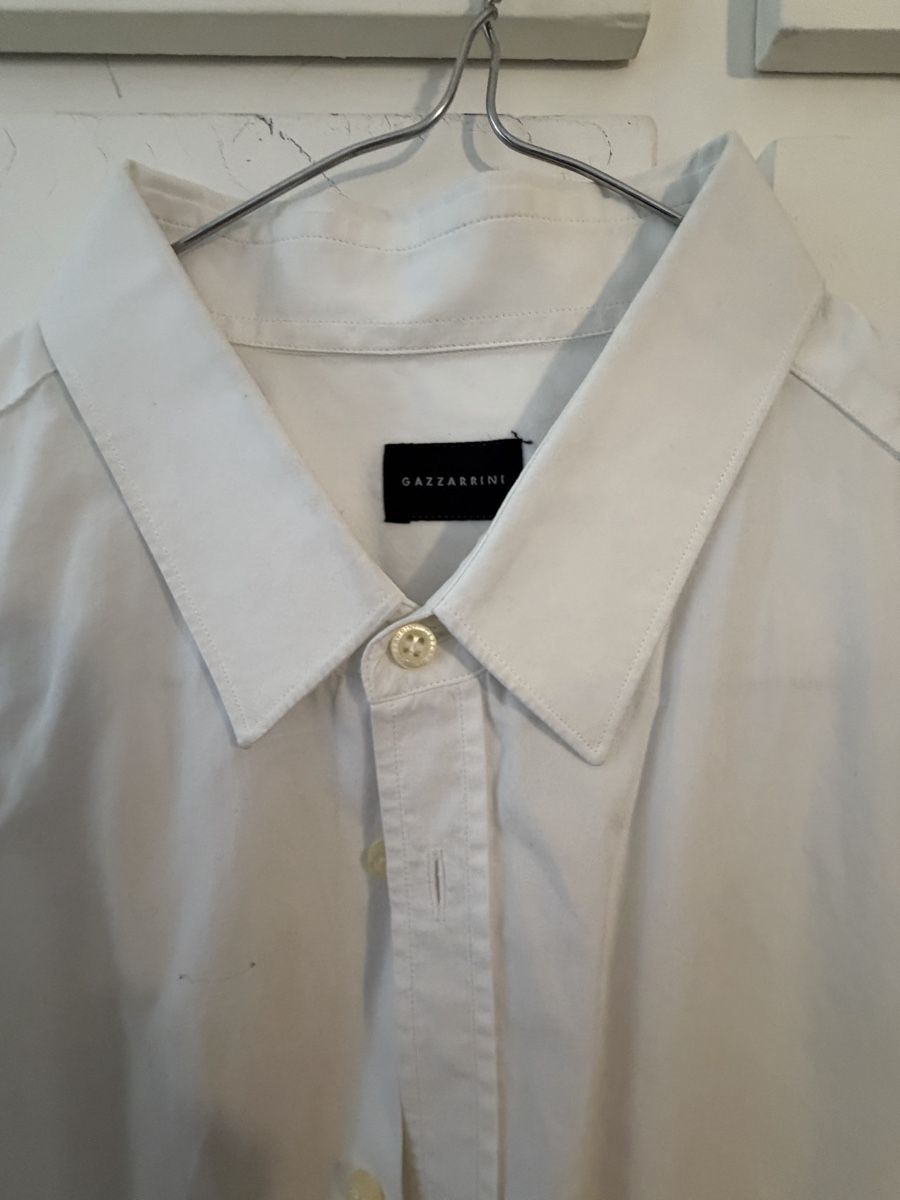 Camicie: Camicia uomo Gazzarrini bianca cotone taglia 40 – Usato da Lugano venduto da can_xdd8 1