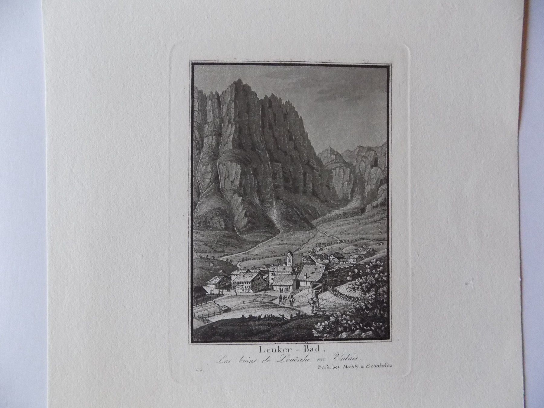Gravures: Leukerbad Wallis Aquatinta – D'occasion à Risch par Antikfee 3