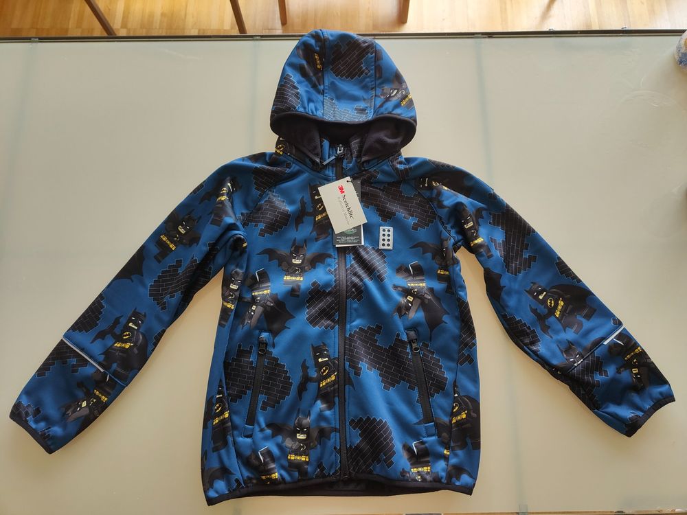 Lego Wear Batman Softshelljacke Übergangsjacke 134 Neu (Neu