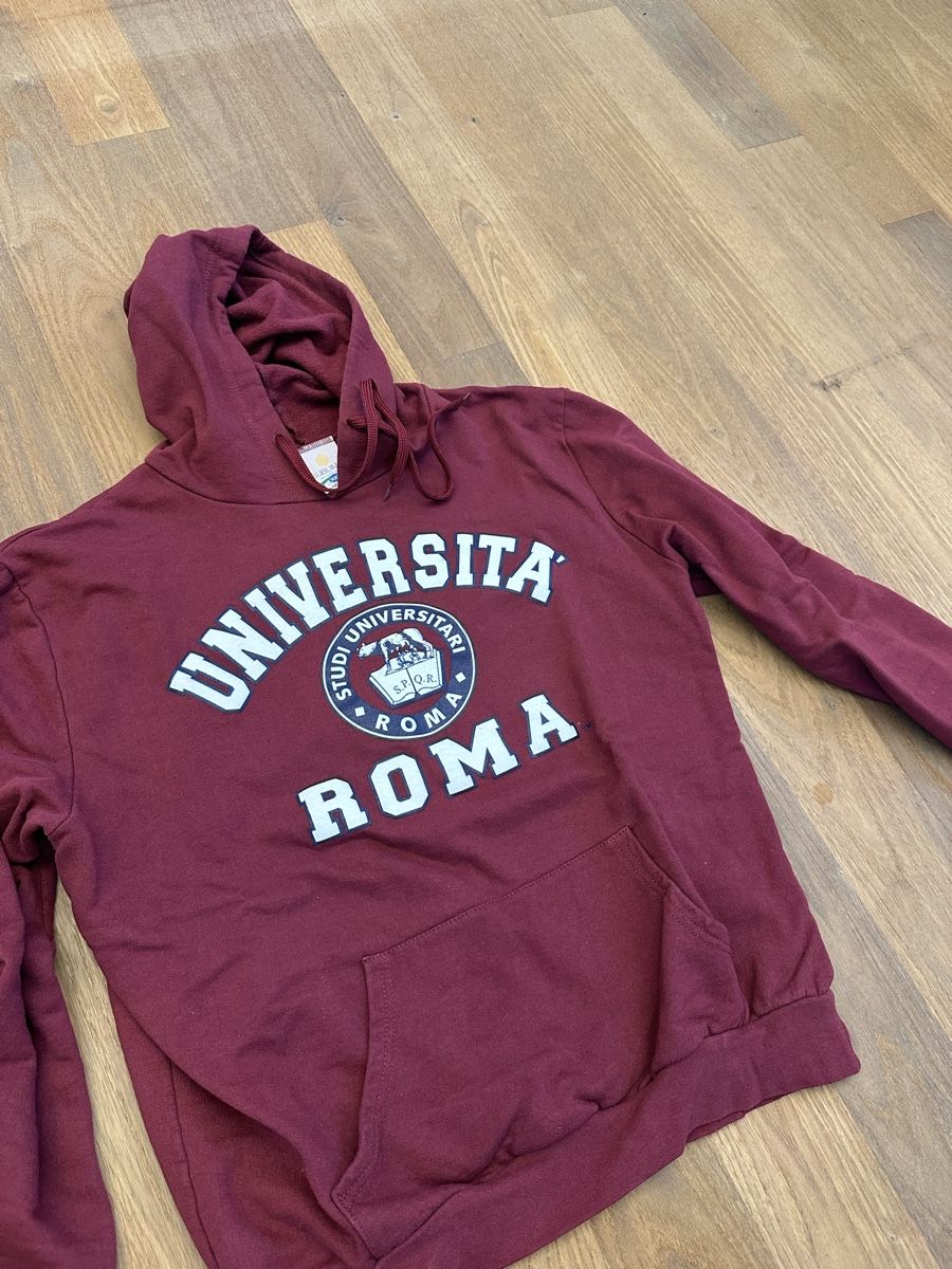 Pullover & Sweatshirts: Herbstlicher Kapuzenpullover Universität Rom Gr. M – Gebraucht aus Bad Ragaz von Fischer_17