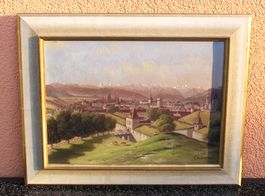 VEDUTE STADT BERN G. WÜTHRICH THUNER VEDUTENMALER