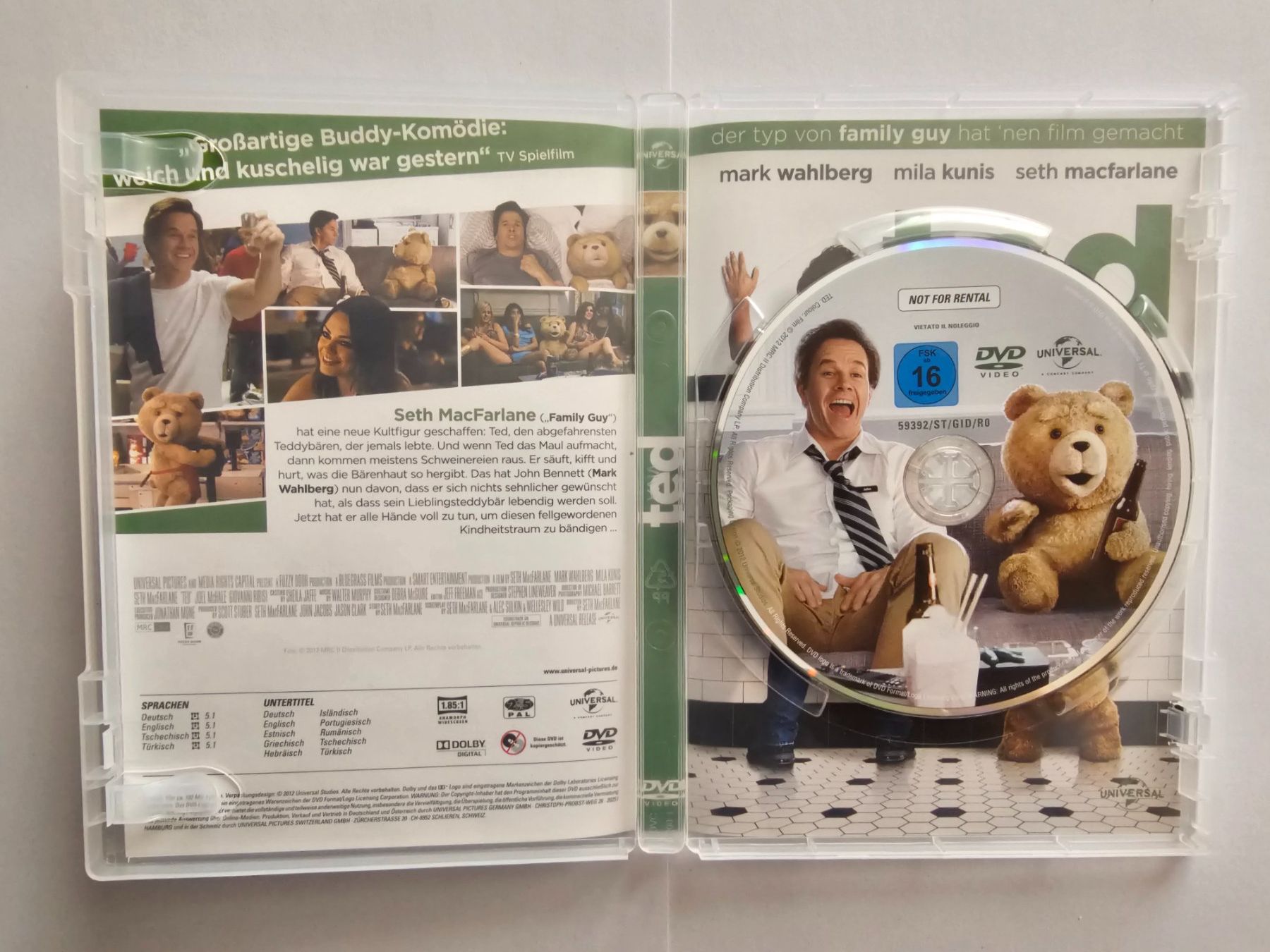 Tutti i DVDs: TED – Usato da Kreuzlingen venduto da pas_9vzh 2