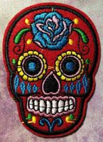 Patch Totenkopf Rot