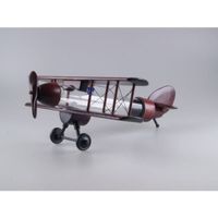 Flasche Flugzeug Doppeldecker