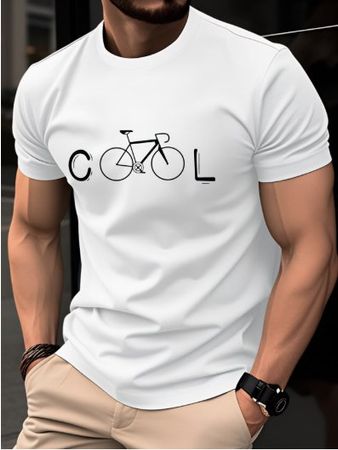 NEUES Herren T'Shirt Baumwolle Velo-Motiv Gr. L - 226466