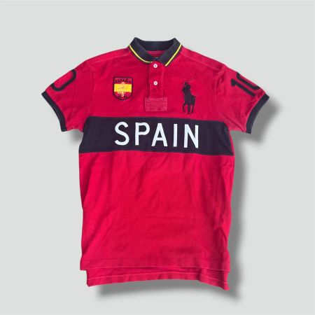 Polo Ralph Lauren Spain streetwear shirt vintage no 10