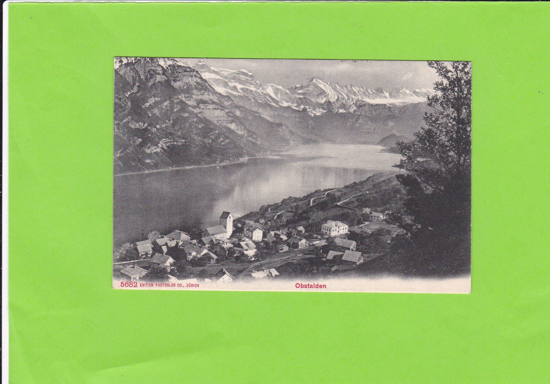Ansichtskarten: Obstalden--1906 – Gebraucht aus St. Peterzell von neckertal