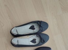 Schuhe Damen Ballerinas Dunkelblau Grösse 39