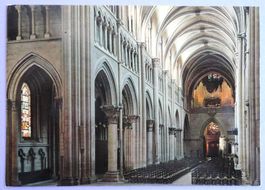 Lausanne - Intérieur de la Cathédrale et l' orgue