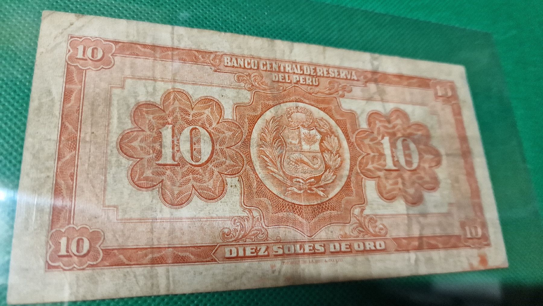 Banconote: Banknote Peru 1961 – Usato da Herisau venduto da Antiques.AR 1