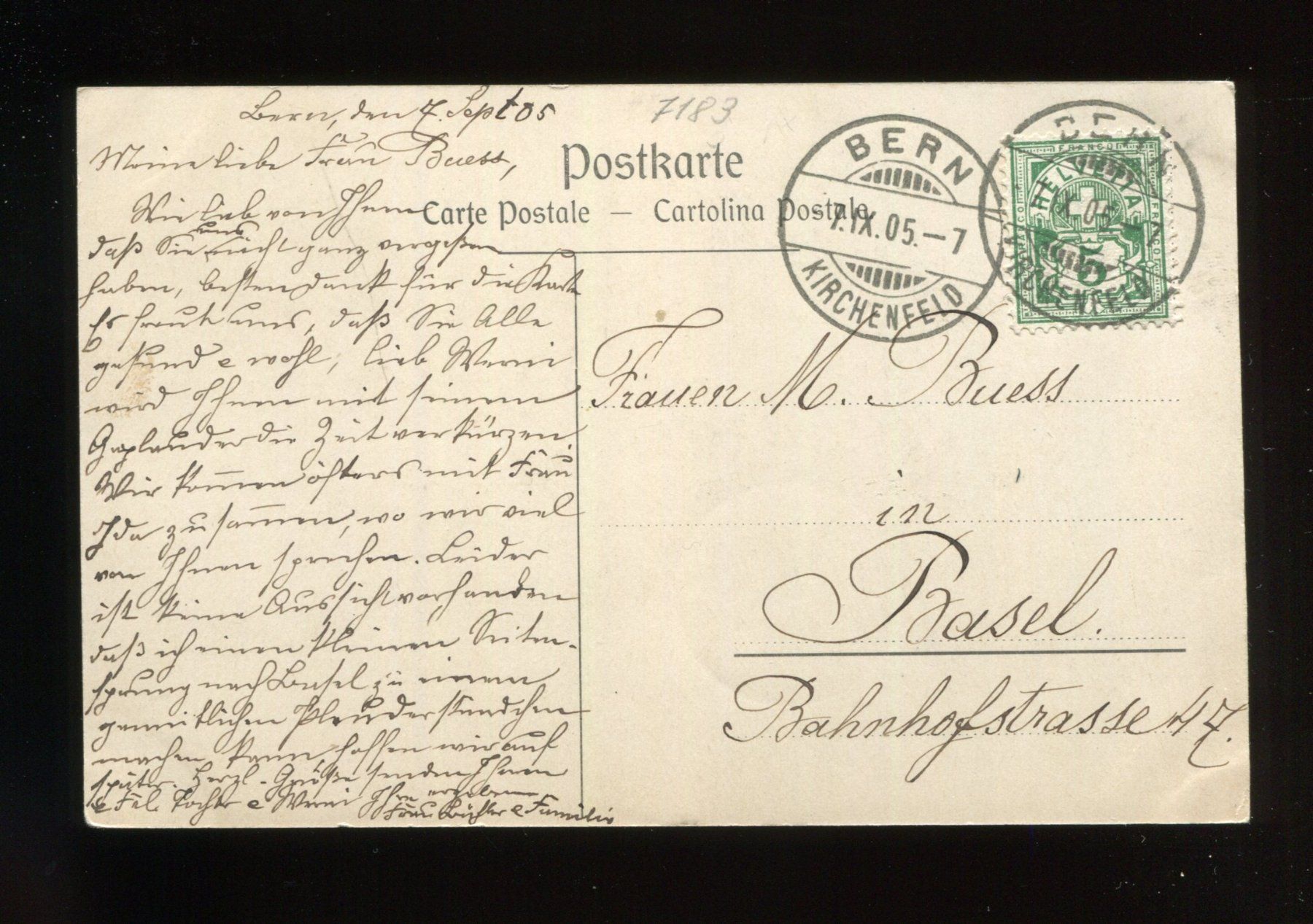 Cartoline postali: Bern, Kirchenfeldbrücke – Usato da Aarau venduto da Elmaar41 1