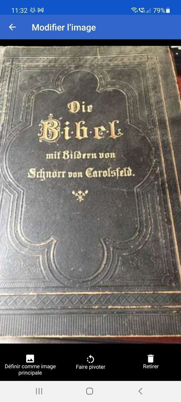 Bücher: RARE Bible ancienne – Gebraucht aus Rennaz von Loraccar