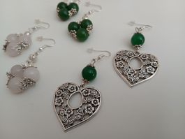 3 Paar Ohrhänger Handarbeit