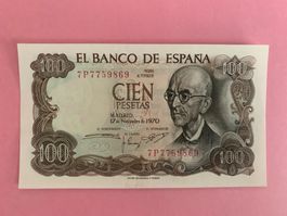 ESPAGNE- Cien Pesetas 17 Noviembre 1970 Manuel DE FALLA- UNZ
