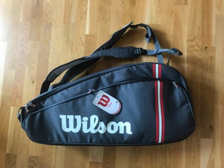 Wilson Tennis-Tasche Tour 6PK Racket Bag 2025 Black