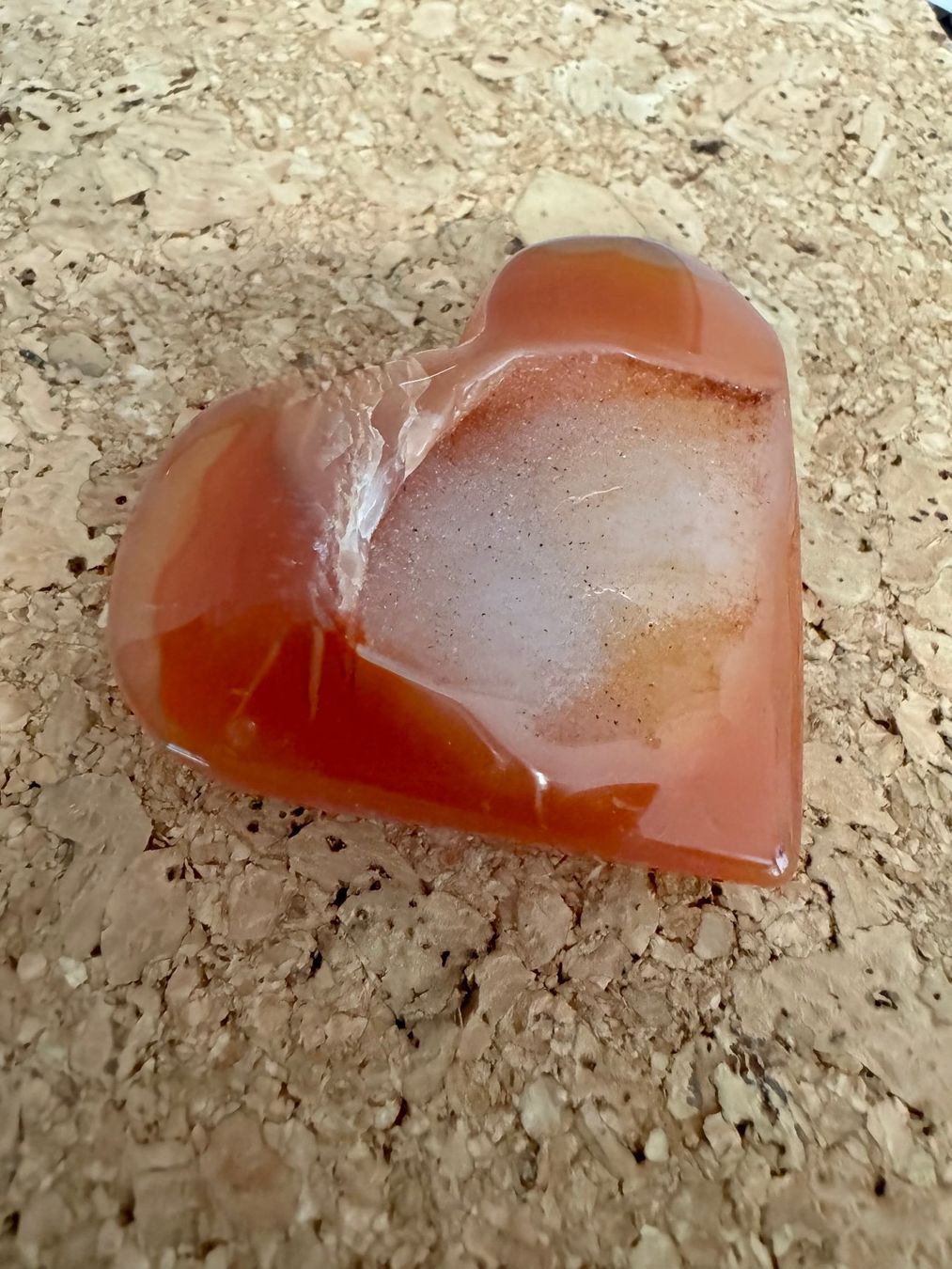 Edelsteine: Karneol Herz – Neu (gemäss Beschreibung) aus Biberist von tl-schmuck