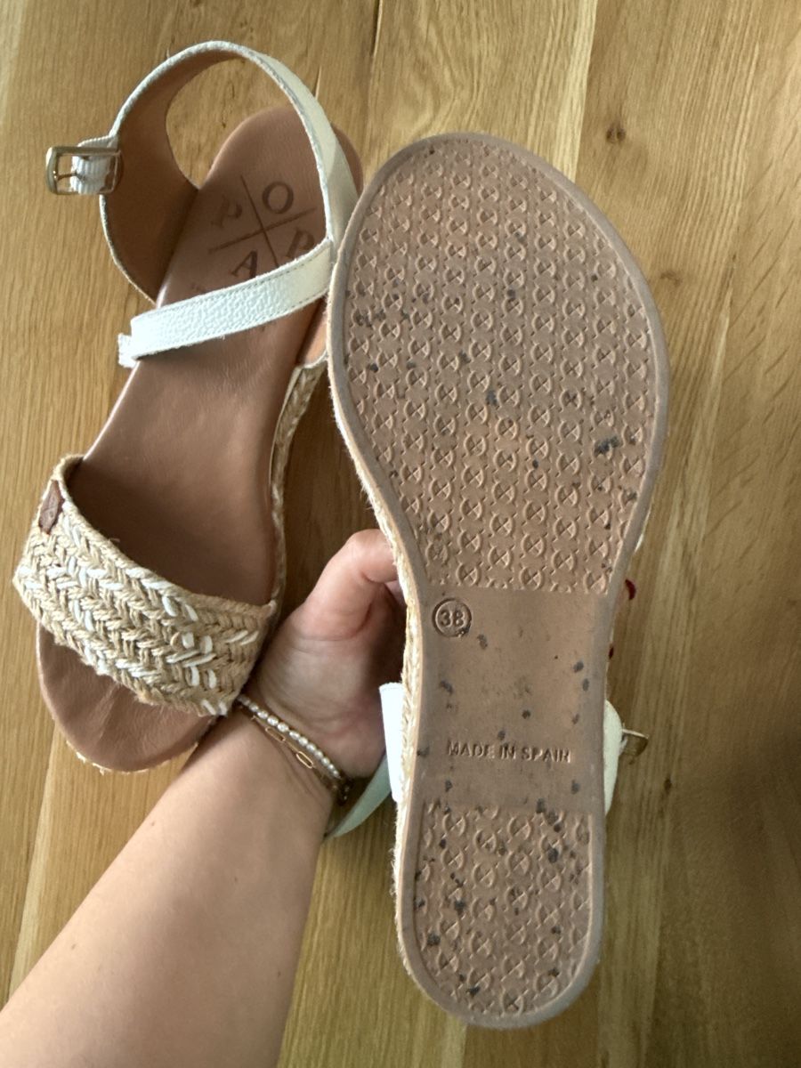 Damenschuhe: Leather sandals. Size 38. Super comfortable!! Soft sole – Neu (gemäss Beschreibung) aus Zürich von lar_8826 2