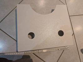 Support pour classeur métal fixation murale New 34x29cm