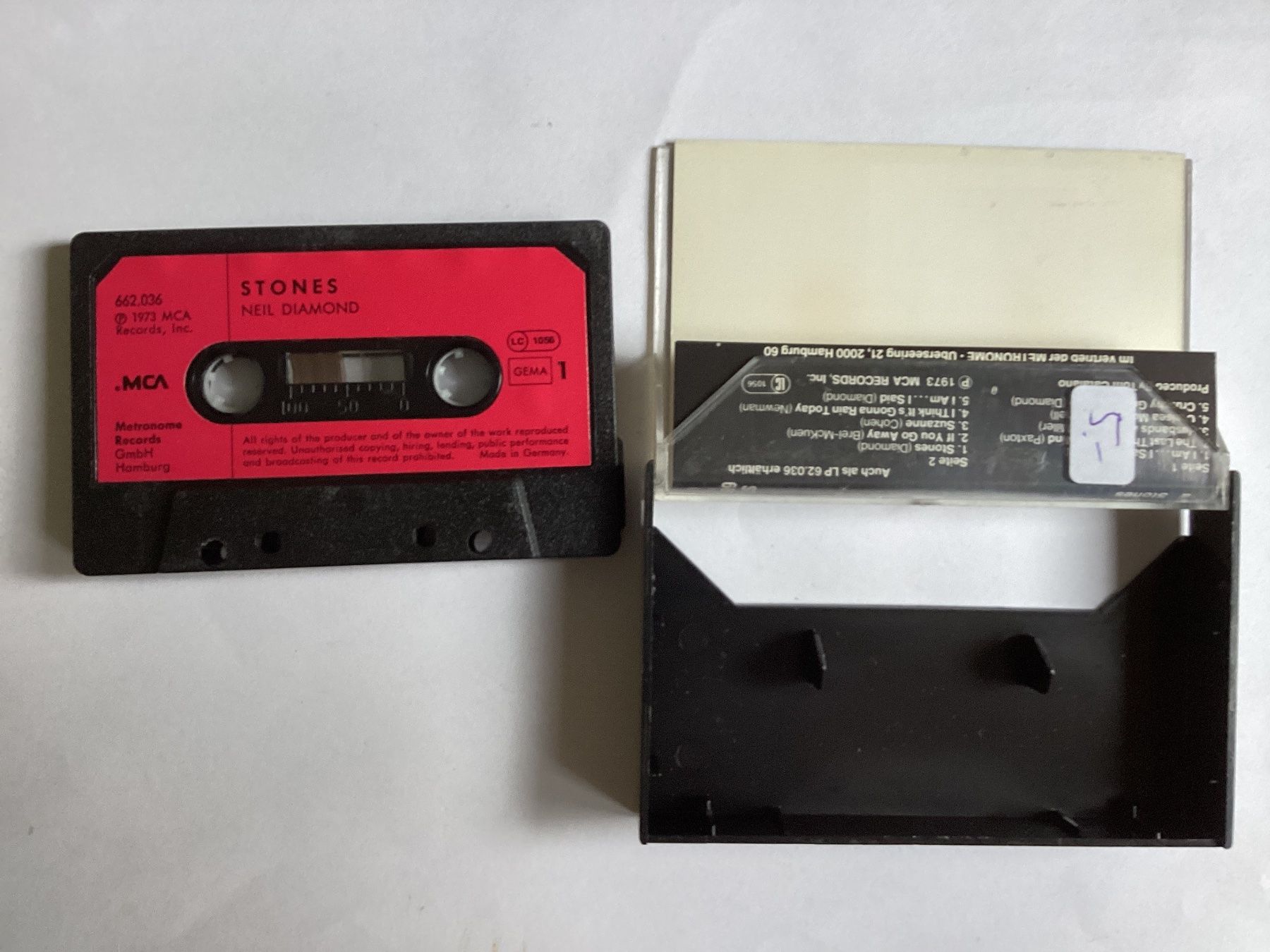 Musicassette: Neil Diamond MC - Stones – Usato da Gutenswil venduto da Hamzian 1