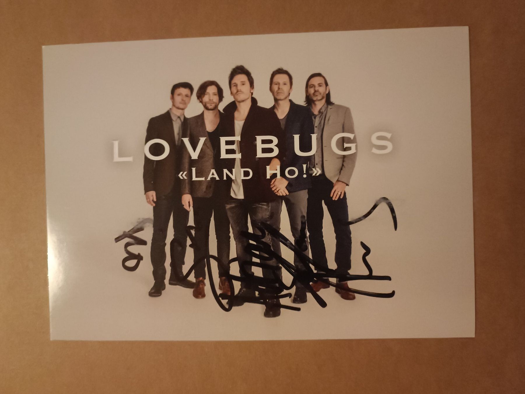 Autografi: Lovebugs - handsignierte alte Autogrammkarte – Usato da Menziken venduto da Artographs