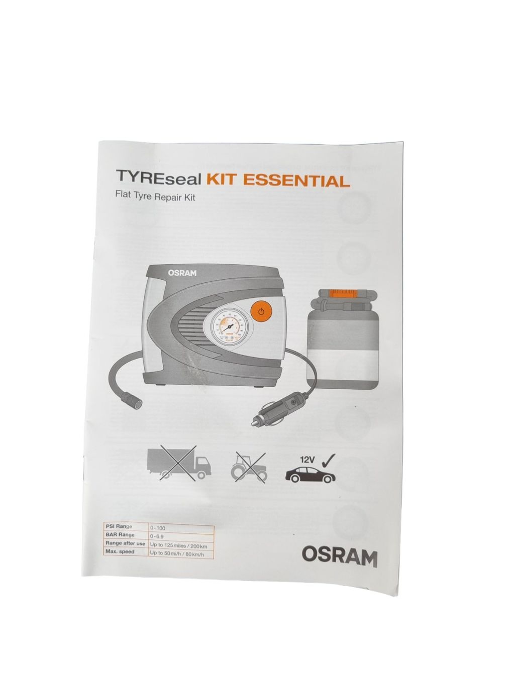 Tutti gli attrezzi: OSRAM Reifen-Reparatur-Set – Nuovo (secondo la descrizione) da Wangen b. Olten venduto da Restwert_Wangen 2