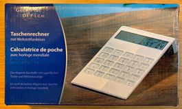 Taschenrechner mit Weltzeitfunktion