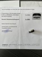 DAMENRING KARBON/WEISSGOLD 750 MIT 10 BRILLANTEN