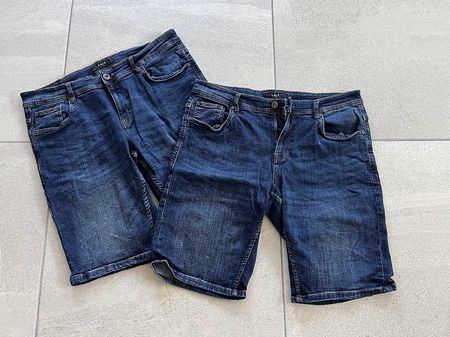 kurze Jeanshosen Jeans-Shorts für Männer / Herren Gr. XL