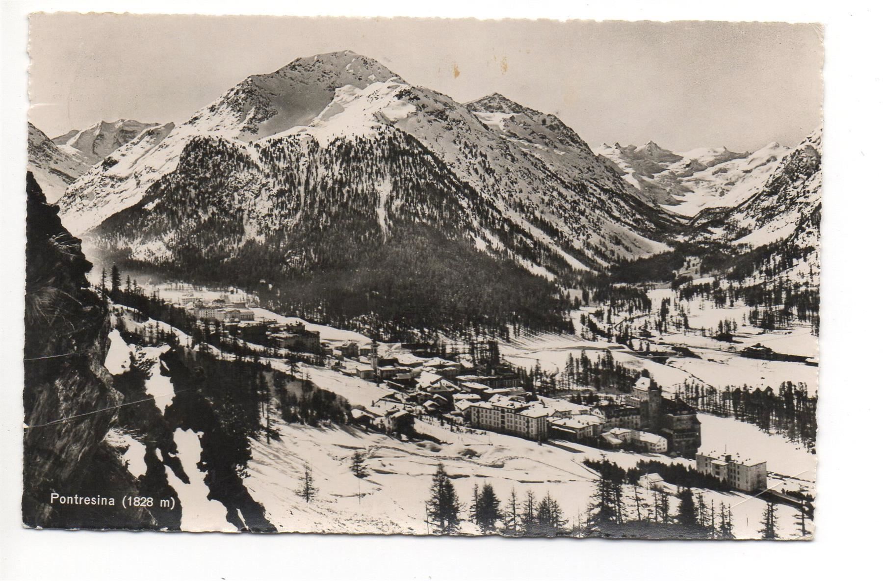 Cartoline postali: PONTRESINA – Usato da Jona venduto da philajona