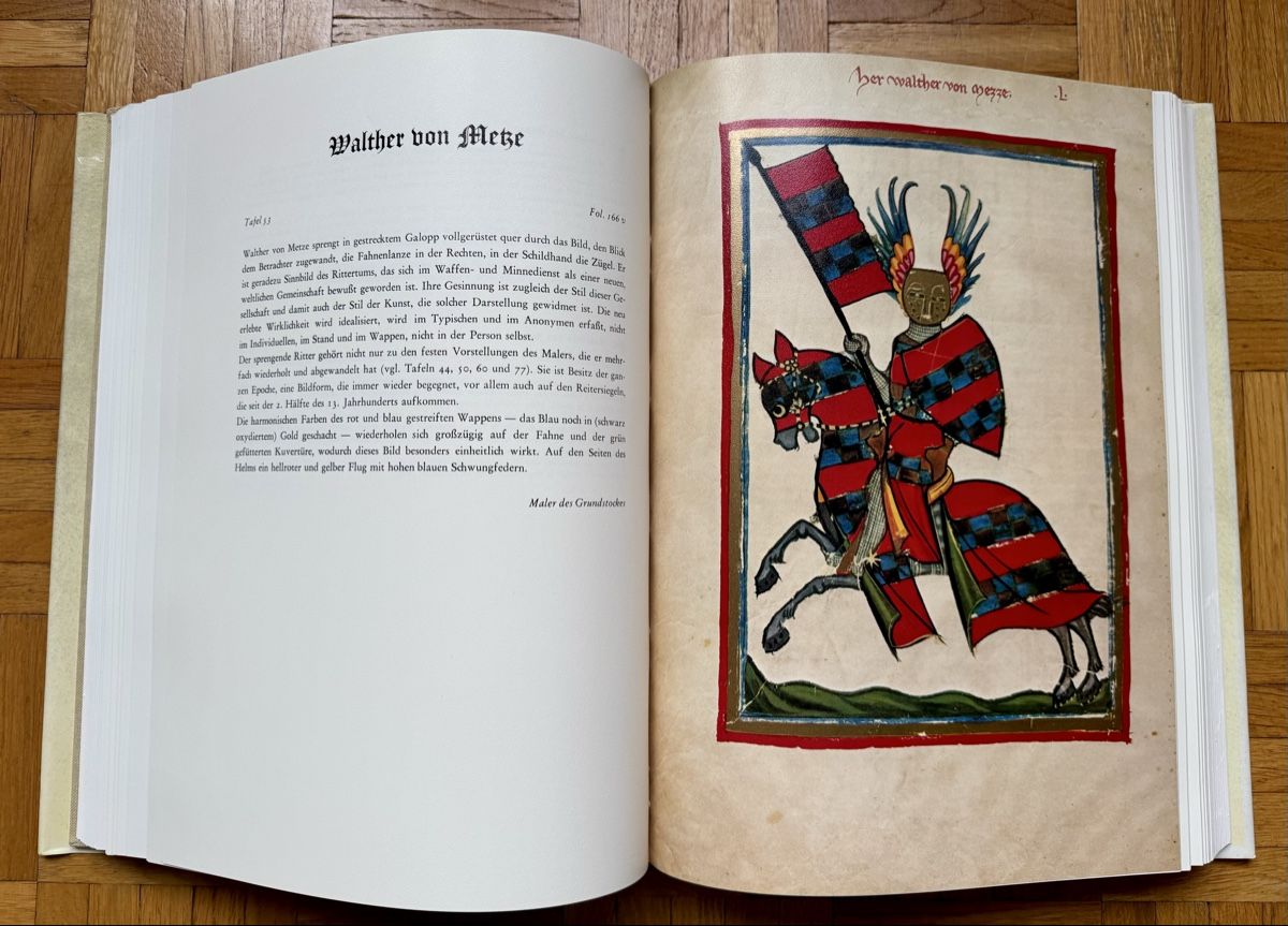 Libri: BUCH SÄMMTLICHE MINIATUREN DER MANESSE LIEDERHANDSCHRIFT – Nuovo (secondo la descrizione) da Lausanne venduto da joltei 5