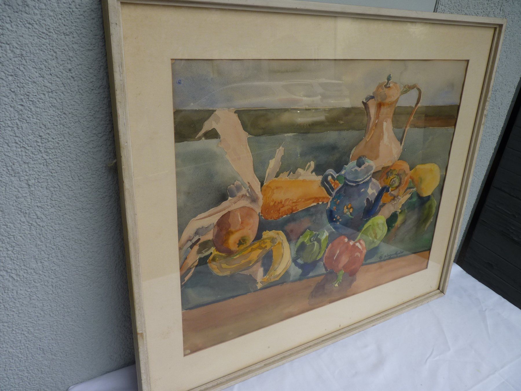 Tableaux: Aquarell Stillleben. E. Siegenthaler 76x65cm – D'occasion à Küsnacht ZH par zoliboli01 3