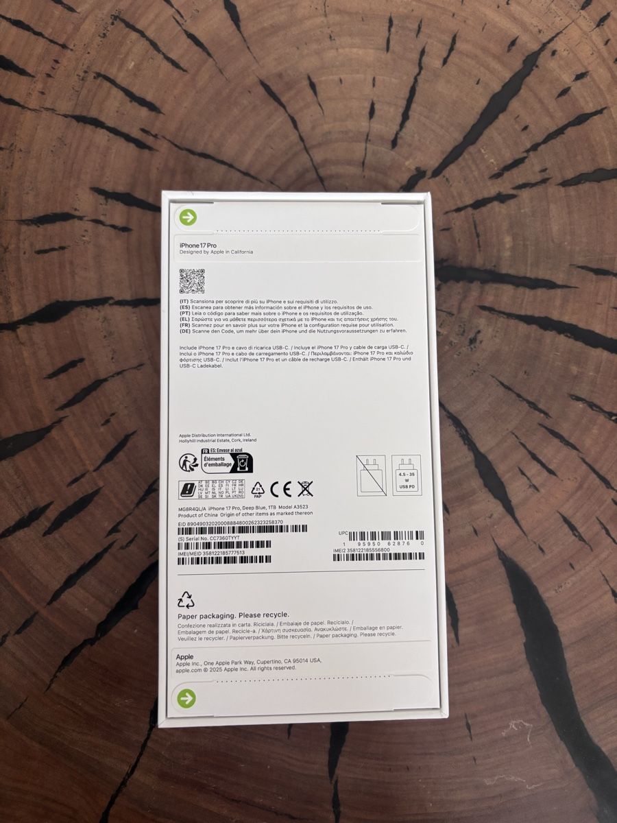 Apple Telefoni cellulari / Smartphones: Iphone 17 Pro Deep Blue 1 TB neu – Nuovo e nell'imballaggio originale da Zürich venduto da zorizh 2