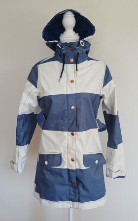 Helly Hansen Regenjacke XS/TP gestreift blau weiss Gr. XS