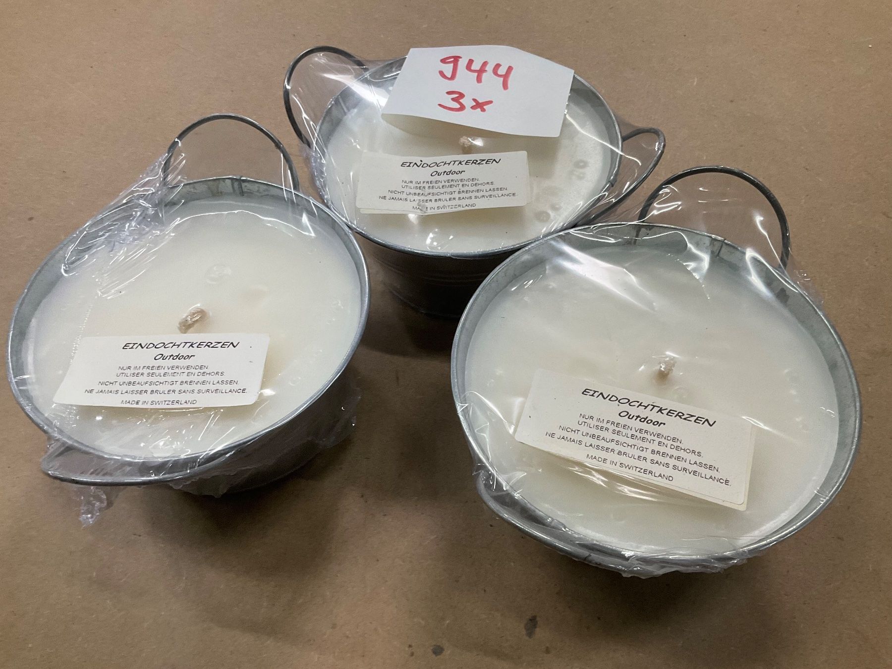 Candele: 944 Posten Eindochtkerzen Outdoor aus Liquidation – Nuovo (secondo la descrizione) da Derendingen venduto da Meisterstuecke 3