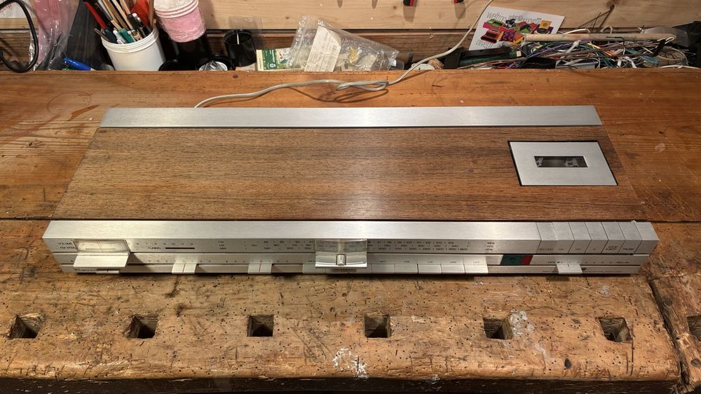 Ancien Ampli BANG et OLUFSEN Beomaster 1400 Métal & Bois Vintage #B886