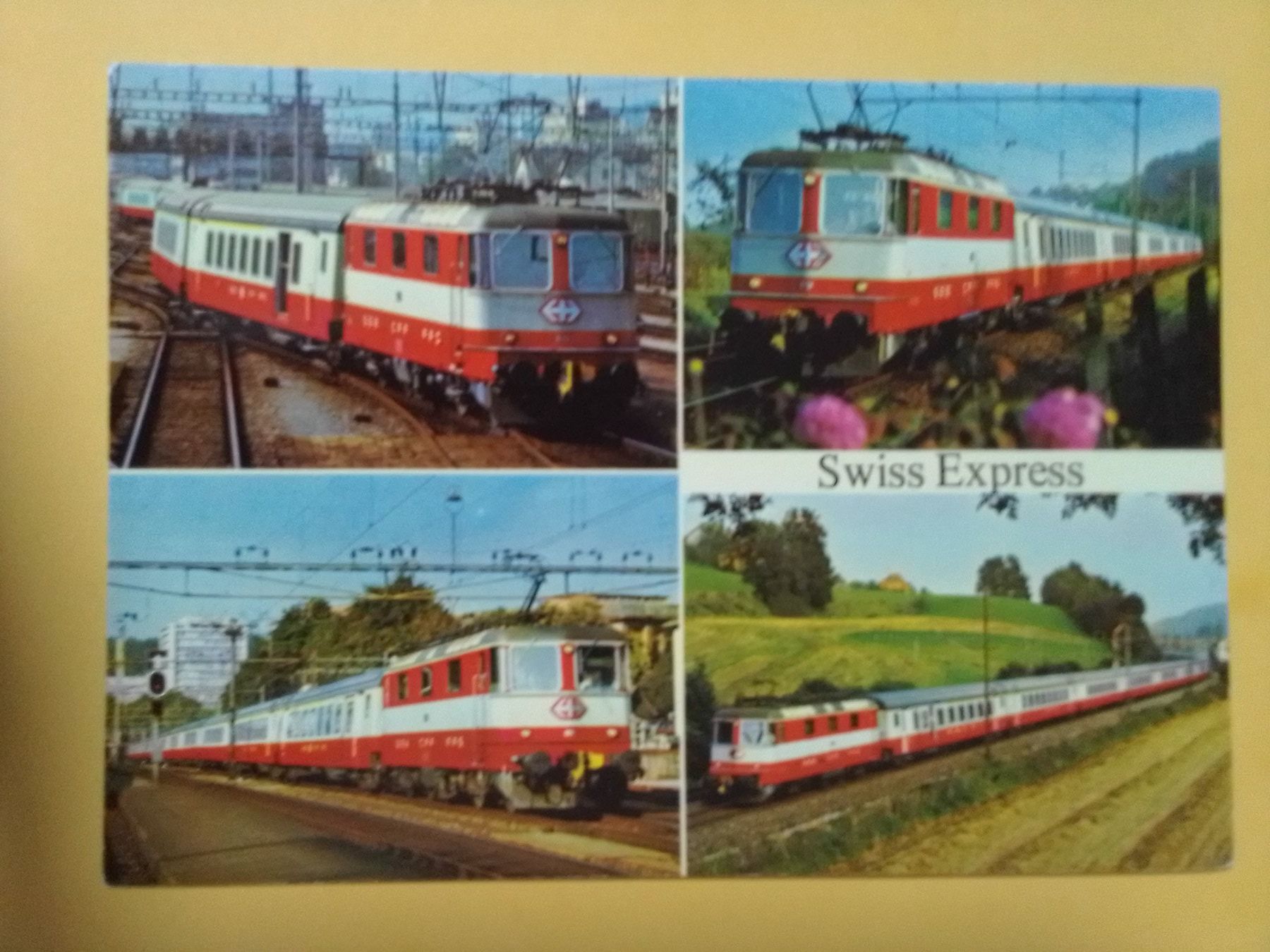 Cartoline postali: AK Bahn Swiss Express Städteschnellzug – Usato da Küttigen venduto da Melisch1000