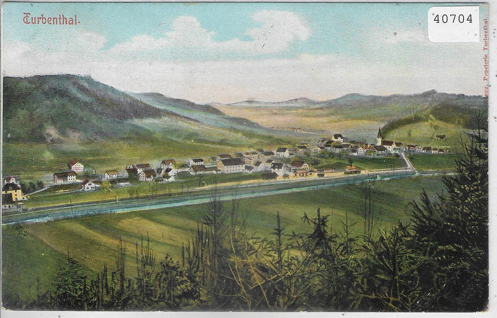 Cartoline postali: Turbenthal - Generalansicht – Usato da Ettingen venduto da Kartenplanet