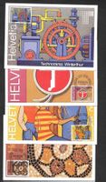 4 Maximumkarten Serie 656 - 659 ET Bern 3.9.1981