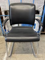 Xantos (X560) von Interstuhl Leder stapelbarer Freischwinger