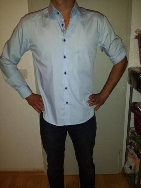 Camicie: +stylische Herren Hemd grosse L – Nuovo e nell'imballaggio originale da Amriswil venduto da JaJa-Express