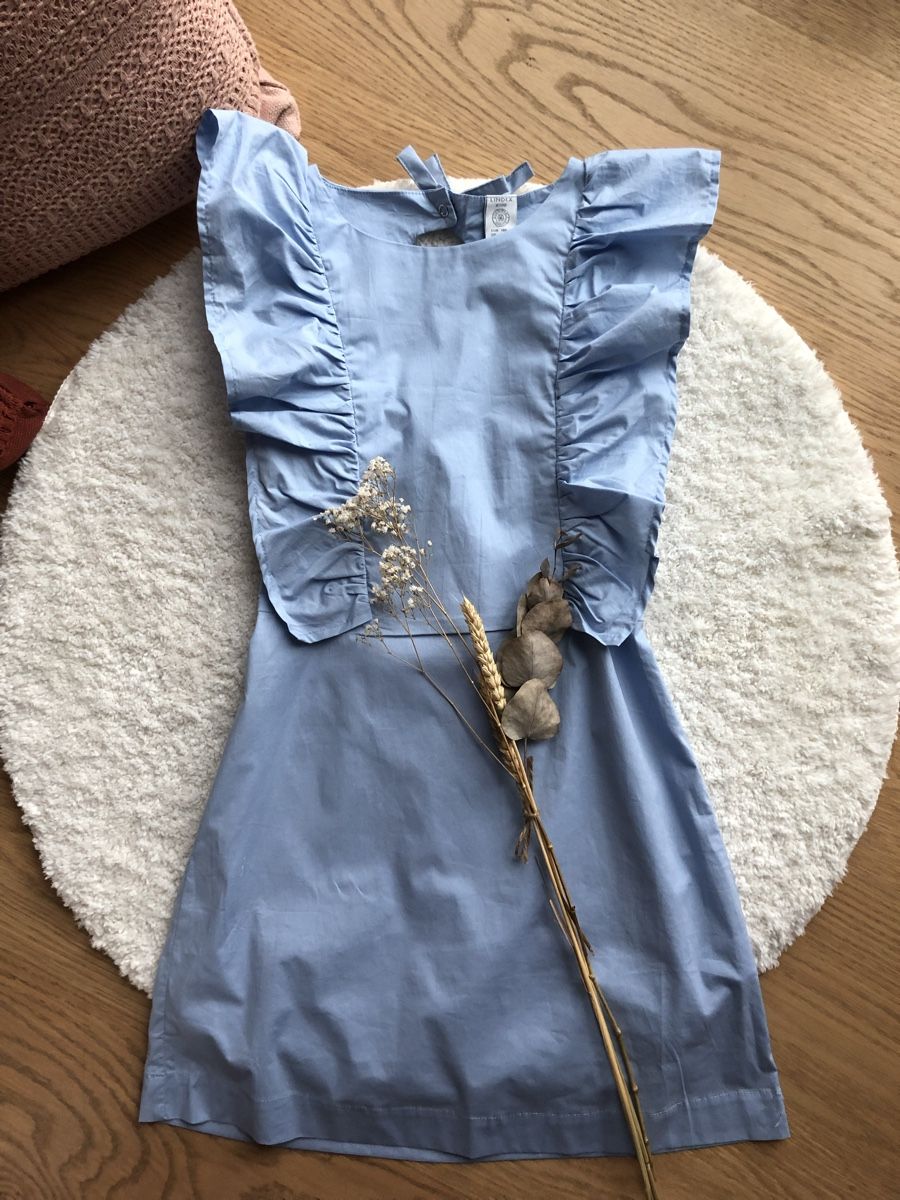 Vestiti & Gonne: LINDEX Sommerkleid mit Rüschen Gr. 140  – Nuovo (secondo la descrizione) da Obfelden venduto da dafae 1