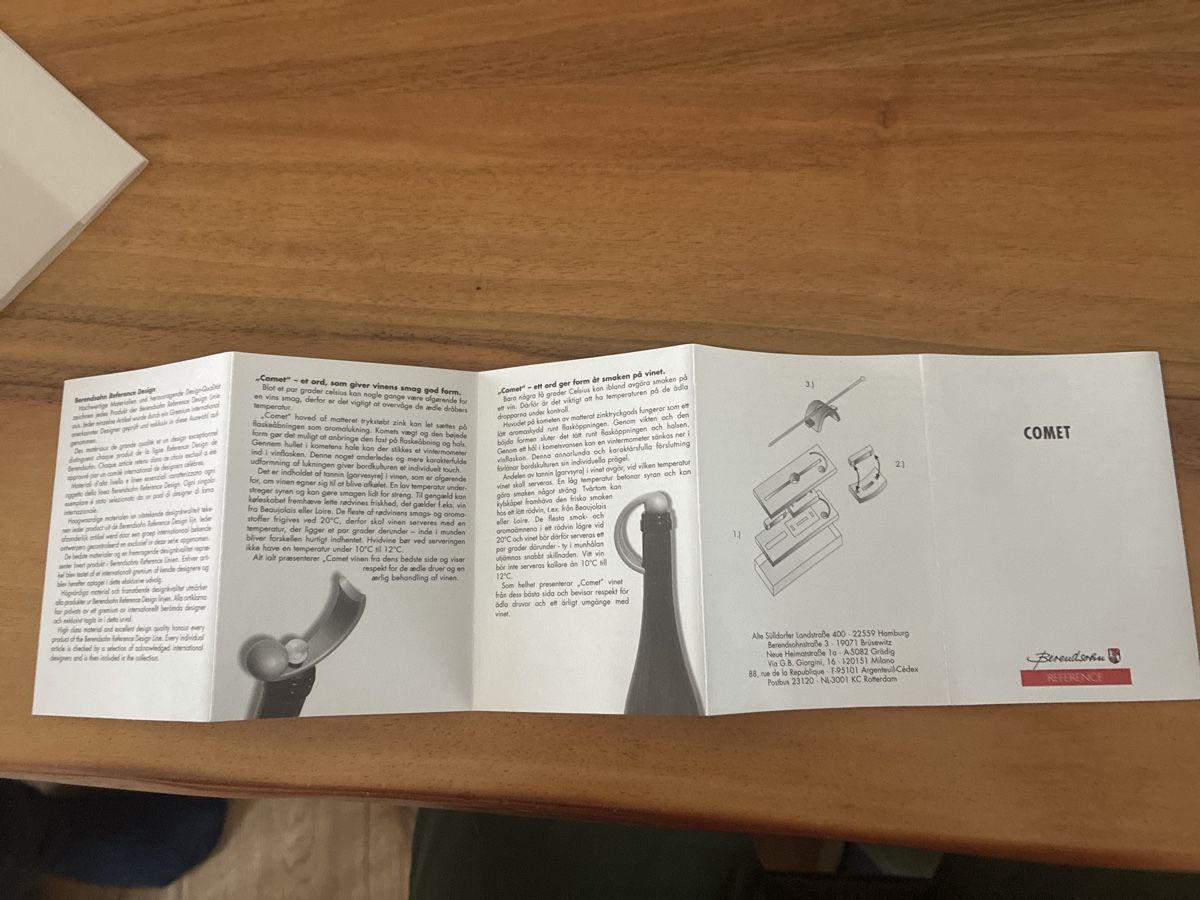 Sonstiges für Haushalt & Wohnen: Comet Weinthermometer mit Geschenkbox – Gebraucht aus Zuzwil SG von simbo11 1