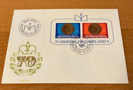 1 Erstagsbrief LI 1976 Block