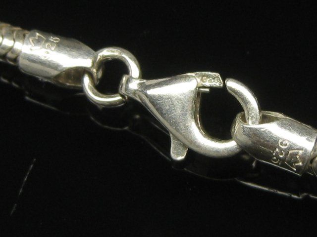Ketten: Schlangenkette Kugeln Silber 925 + MP 46 cm – Gebraucht aus Ermatingen von Decovin 8