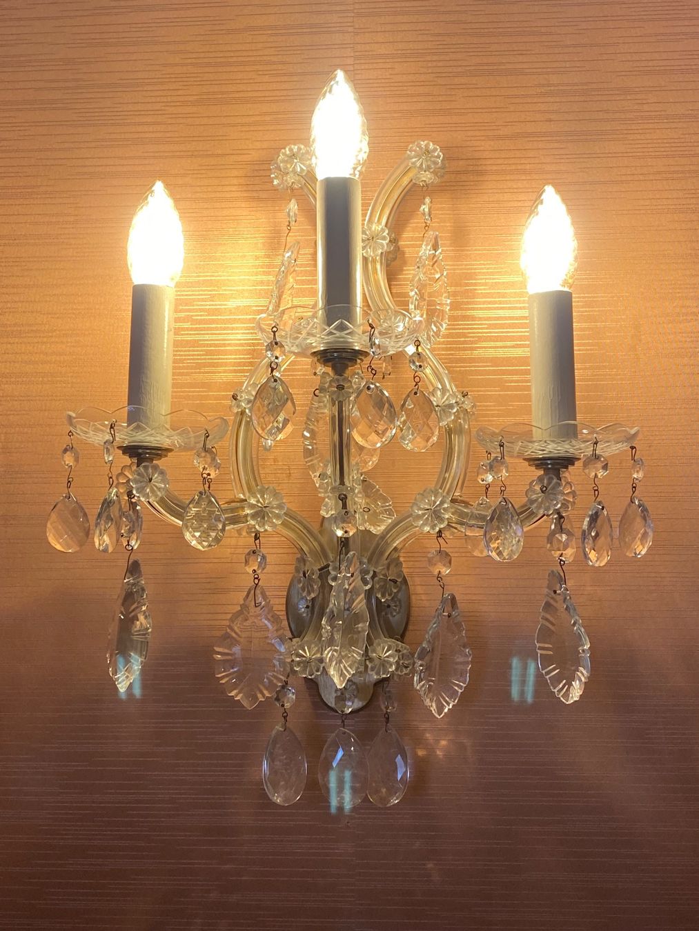 Lampade: Wandlampe mit Kristallen – Usato da Wil SG venduto da nat_g5tn