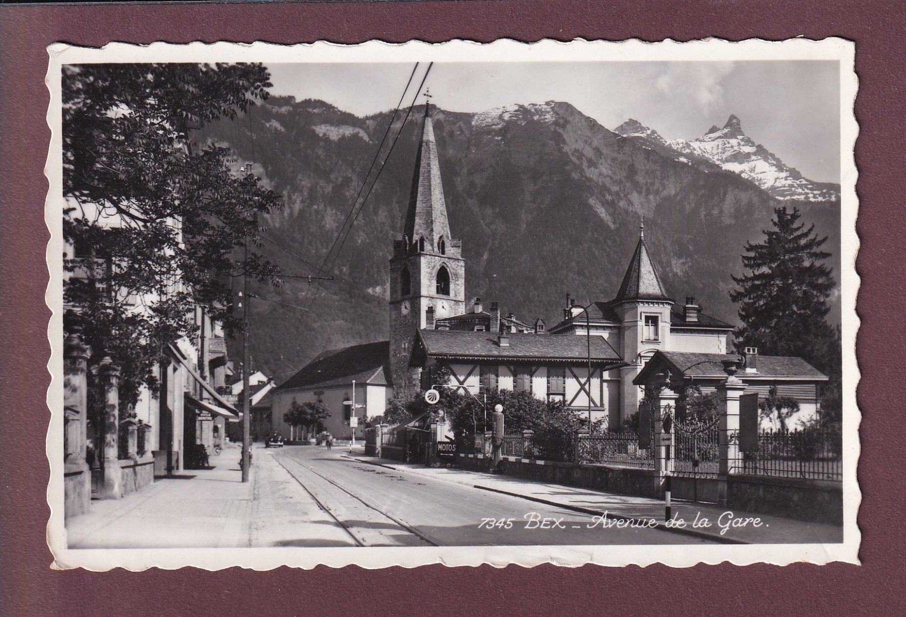 Cartoline postali: BEX - Avenue de la Gare – Usato da Pully venduto da nicecards