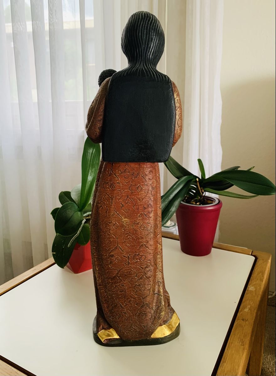 Skulpturen & Statuen: CONRAD MORODER Schnitz-Holzskulptur Madonna schwarz mit Kind – Gebraucht aus Winterthur von amapola 4