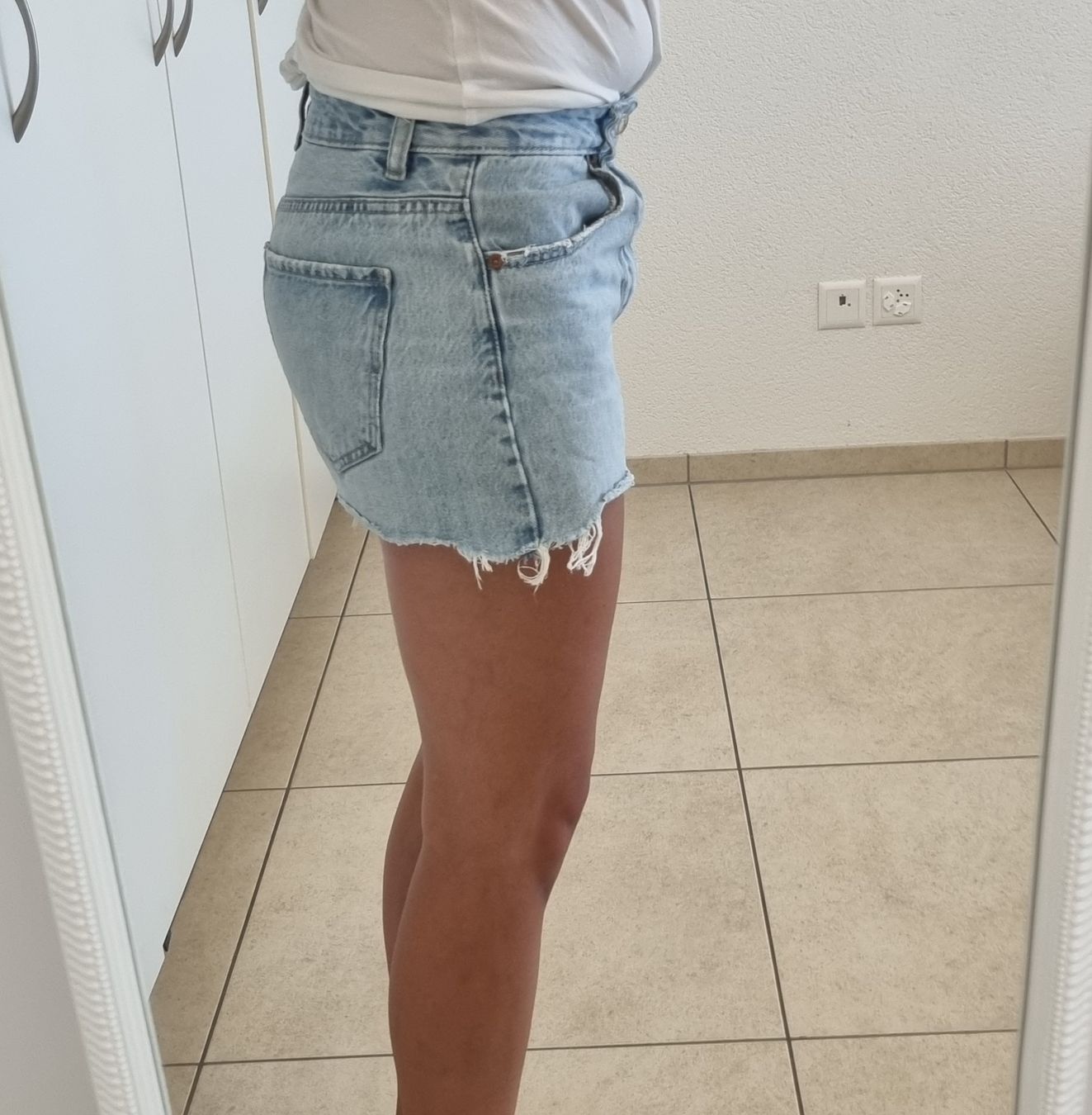 Stradivarius Jeans: Jeans Shorts Stradivarius hellblau Grösse 34  – Gebraucht aus Möriken AG von mohnsame2 1