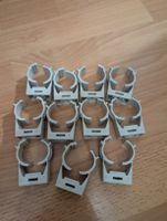 11 Stk. Rohrschelle "Clic" Durchmesser 25mm - Neuwertig!