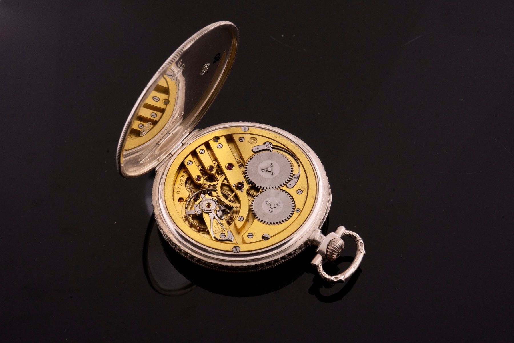 IWC Montres: IWC Taschenuhr Lépine Jugendstil Silber – D'occasion à Bülach par M.RothUhrenatelier 3